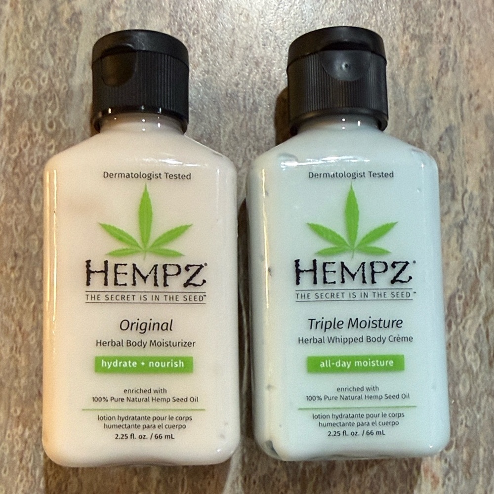 Hempz Original and Triple Moisture Body Moisturizers
